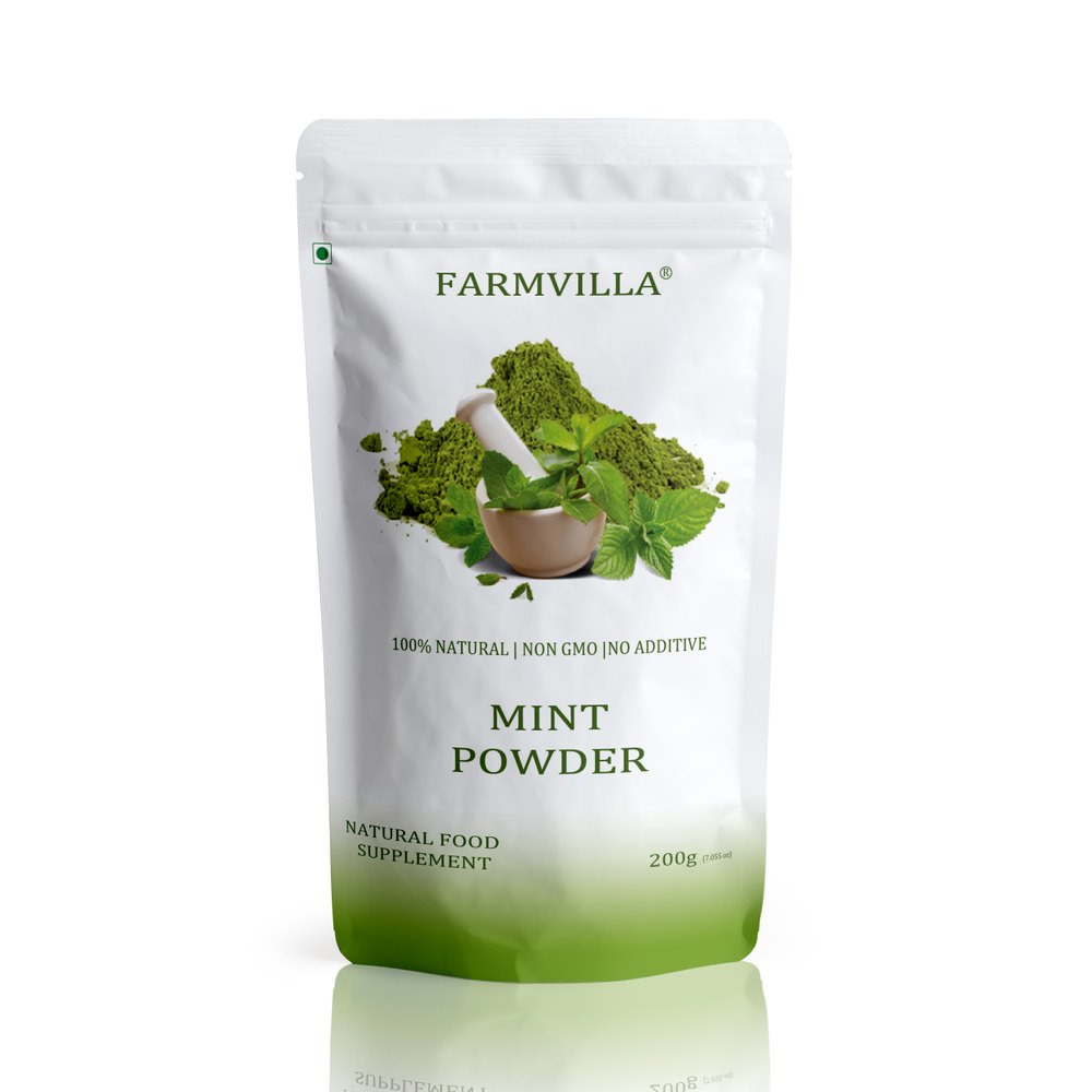 Mint Powder, For 1 Year, Pack Size: 100gm 200gm 500gm
