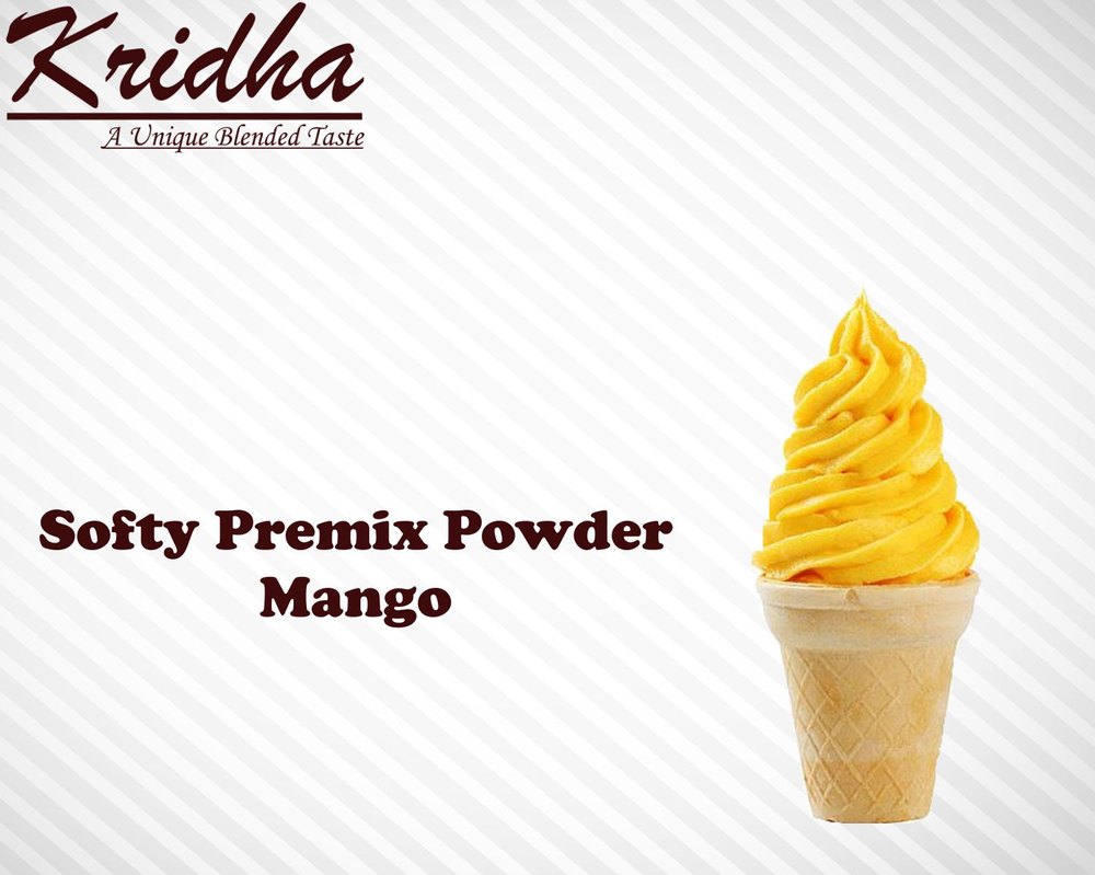 Kridha Mango Softy Premix Powder, For Ice cream shop, Packaging Type: Packet
