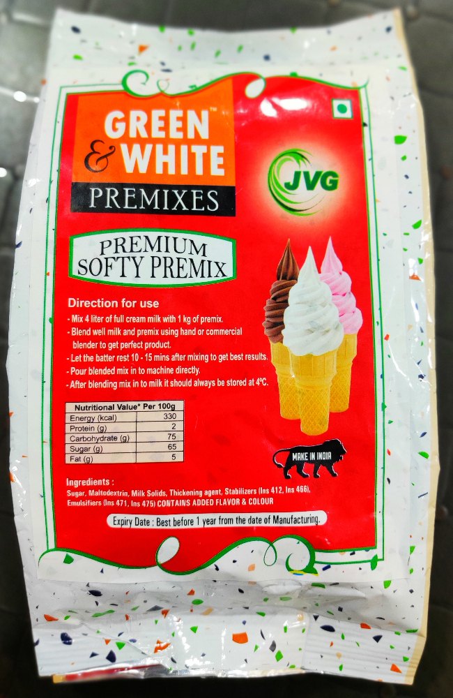 JVG Creamy Vanilla Softy Premix, Packaging Type: Packet