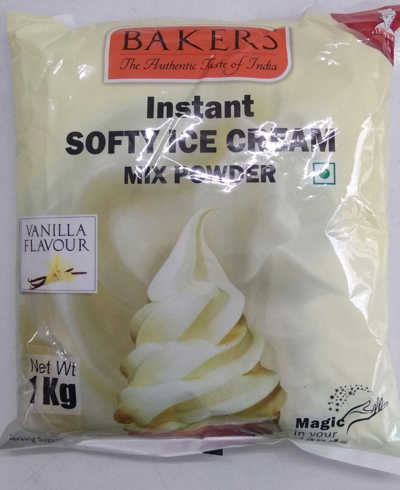 Vanilla Instant Softy Ice Cream Mix Powder, Packaging Type: Pouch, Packaging Size: 1 KG
