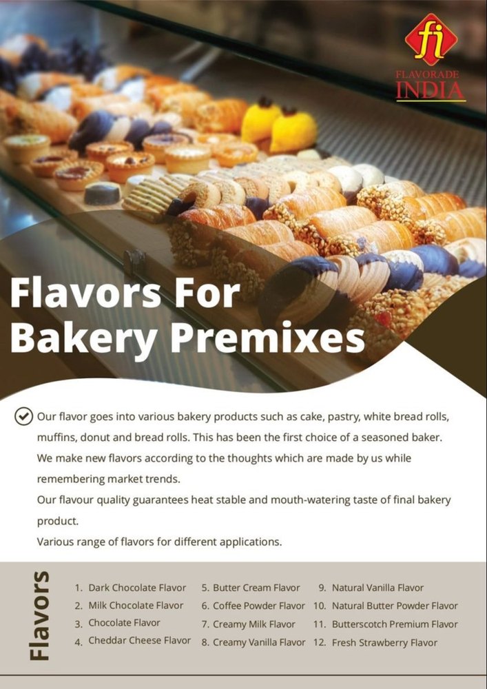 Cake Premix Flavors, Packaging Type: Plastic Bag