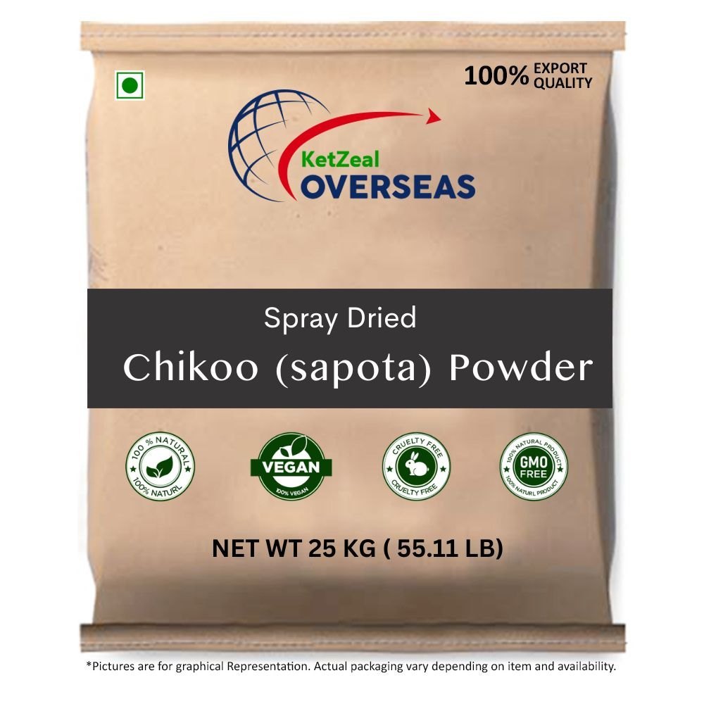 Natural Spray Dried Chikoo Powder, Packaging Type: Ld bag, Packaging Size: 25 kg