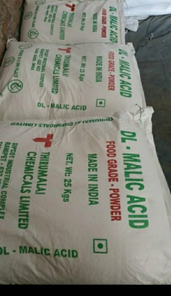 25kg DL Malic Acid, For Laboratory, Packaging Type: Bag