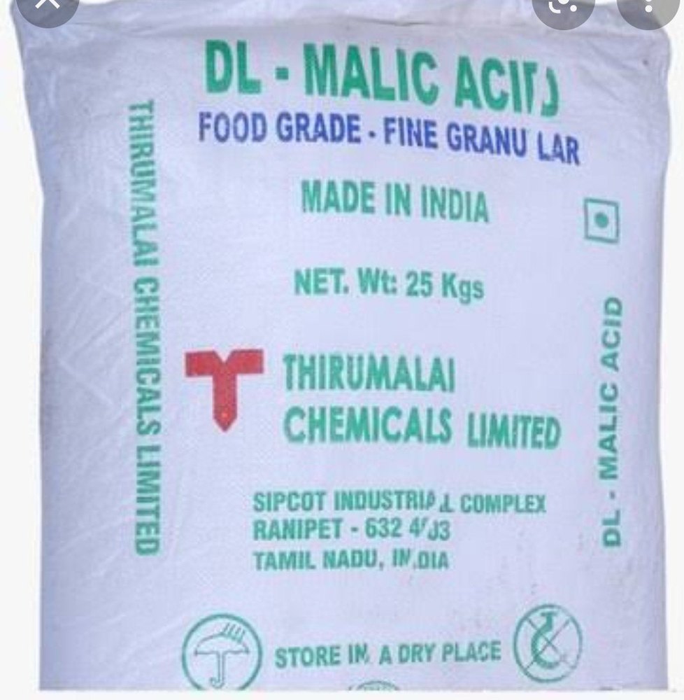 Dl Malic Acid, For Food Chemical, Packaging Type: Bag