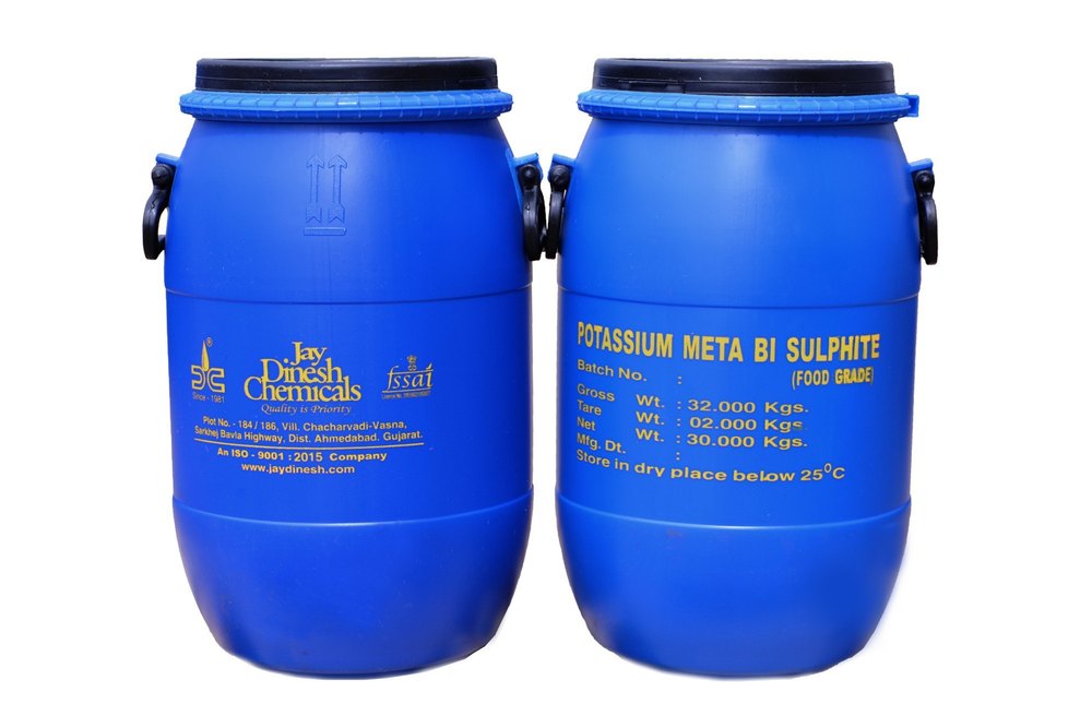 Potassium Meta Bi Sulphite E224, Packaging Type: Hdpe Drums, Packaging Size: 30kg img