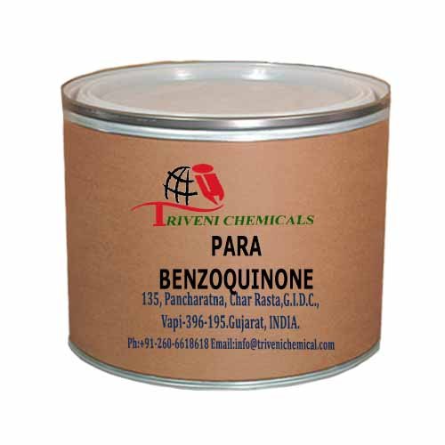 Para Benzoquinone, C6H4O2, CAS 106-51-4, >98%, For Industrial Use
