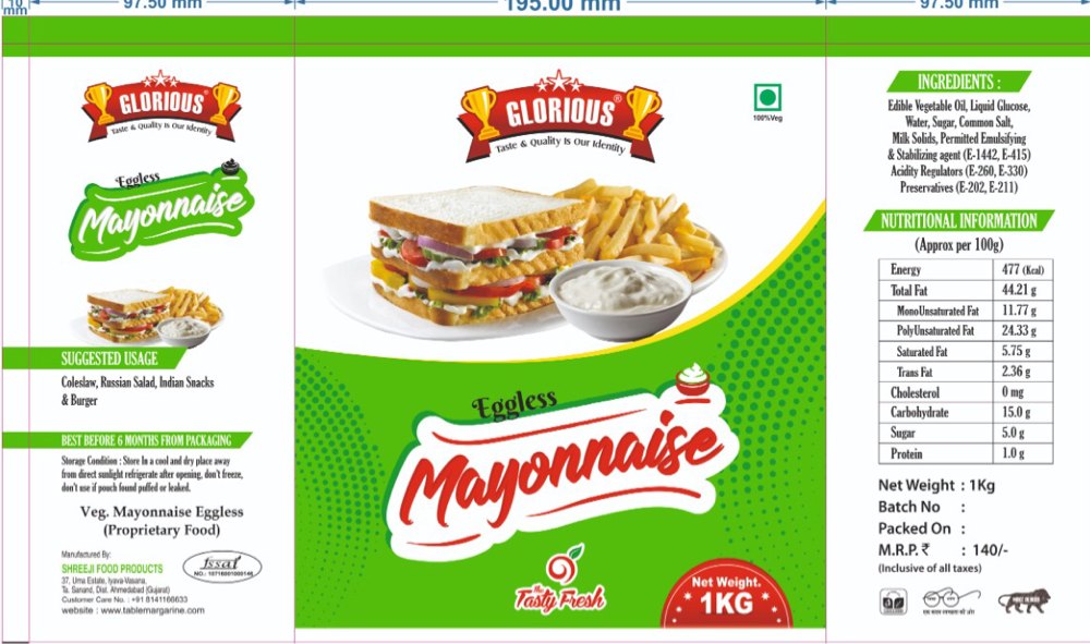 White Eggless Mayonnaise