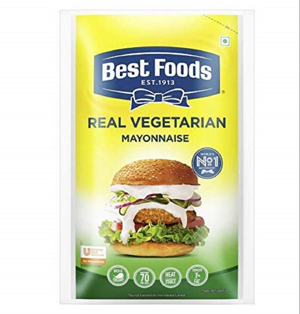 White Best Foods Veg Mayonnaise, Packaging Type: Packet
