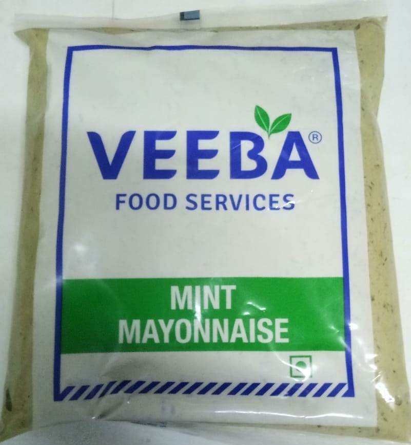 Cream Veeba Mint Mayonnaise, For Sandwich, Packaging Type: Packet