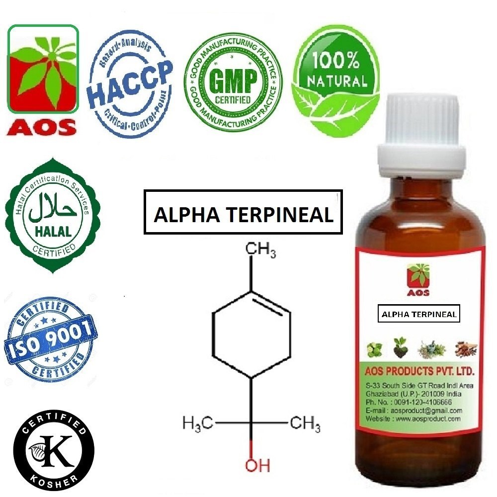 Colorless Liquid AOS Alpha Terpineol, Loose