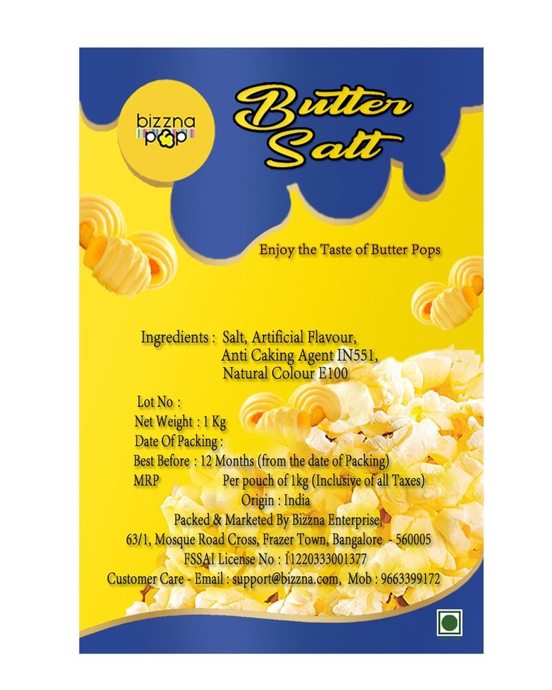 Butter Salt, Packaging Type: Packet, Packaging Size: 1 Kg