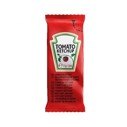 Printed Matte Tomato Ketchup Sachets