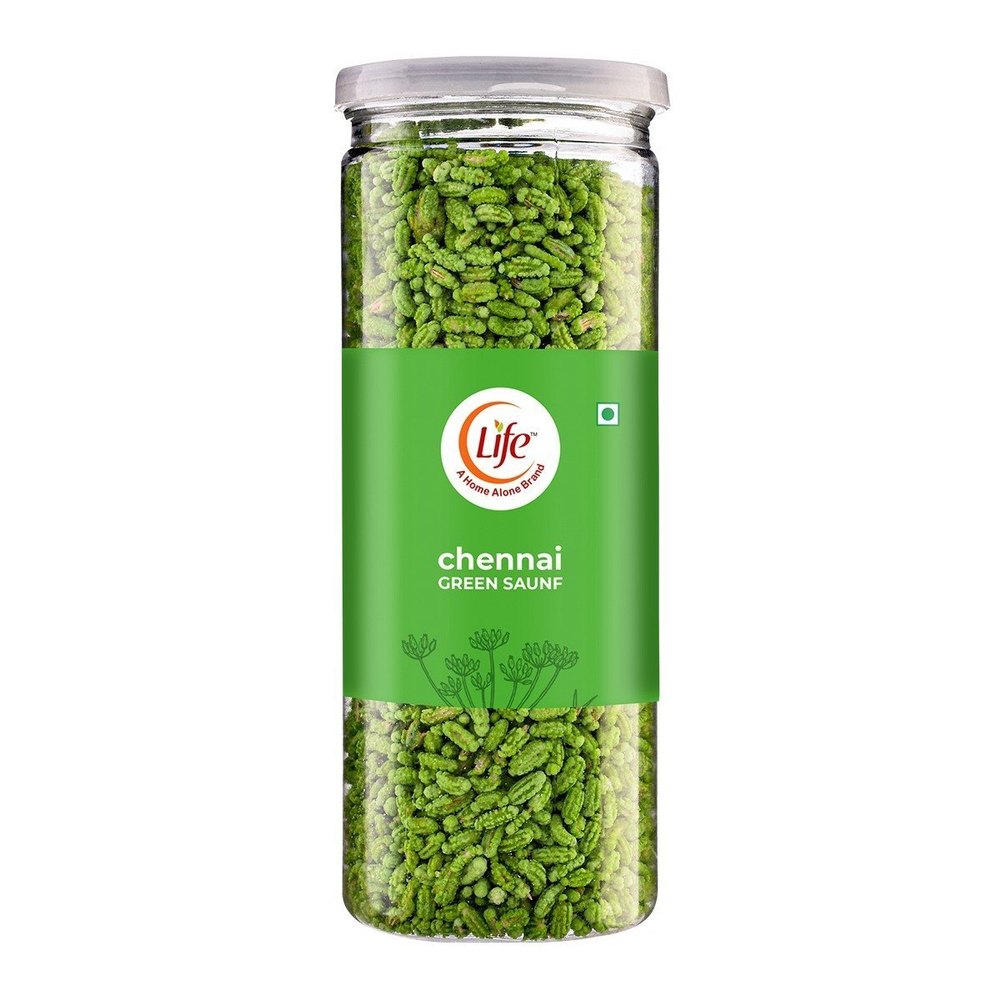 Life Chennai Green Saunf For Mouth Freshener, Packaging Size: 200g