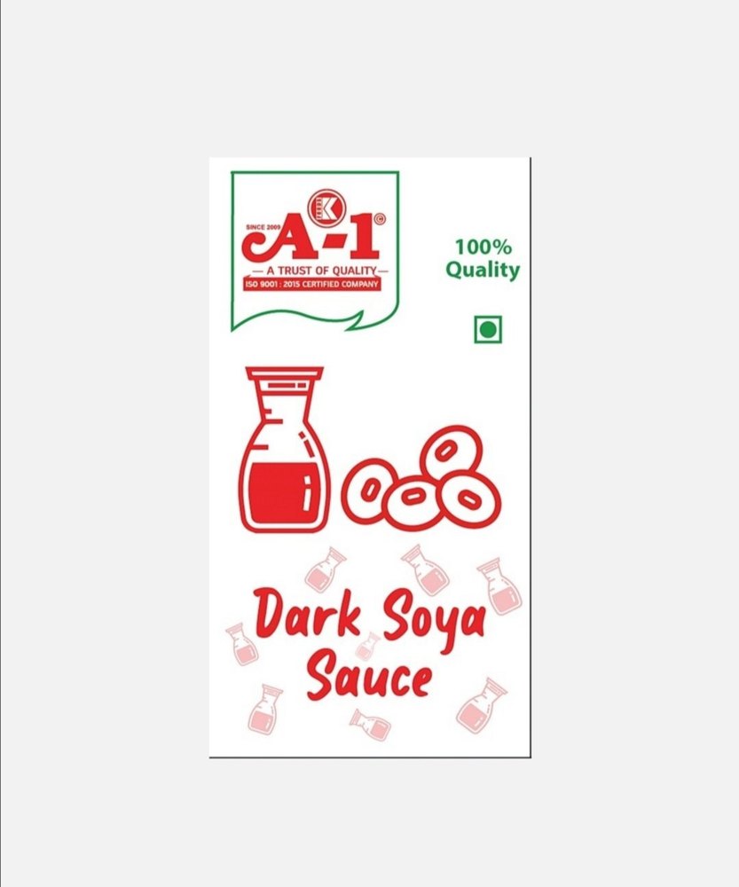 A1 Dark Soya Sauce, Packaging Type: pouch, Packaging Size: 8 Gram