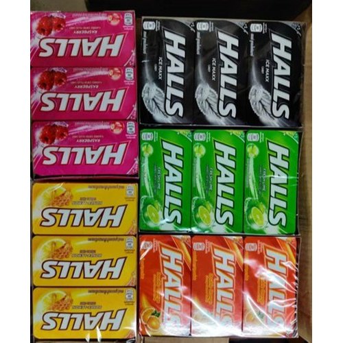 Hard Candy Round Halls Chewing Gum, Packaging Type: Packet