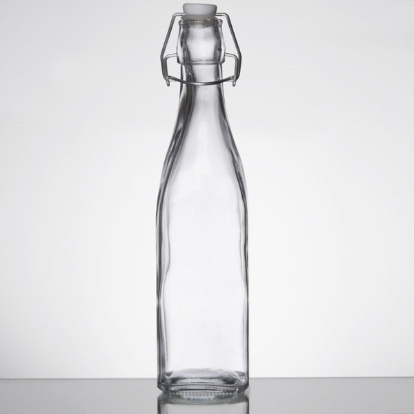 1000 Ml Clear Glass Water Bottle