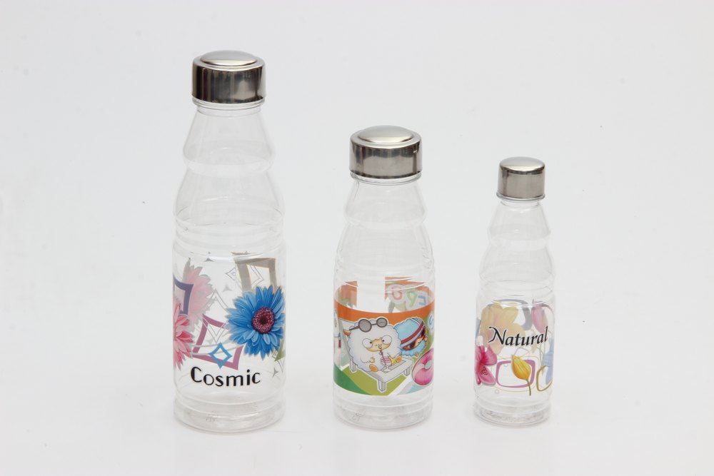 Sunshine Transparent Plastic Fridge Bottles, Capacity: 1000 and 1500 ml