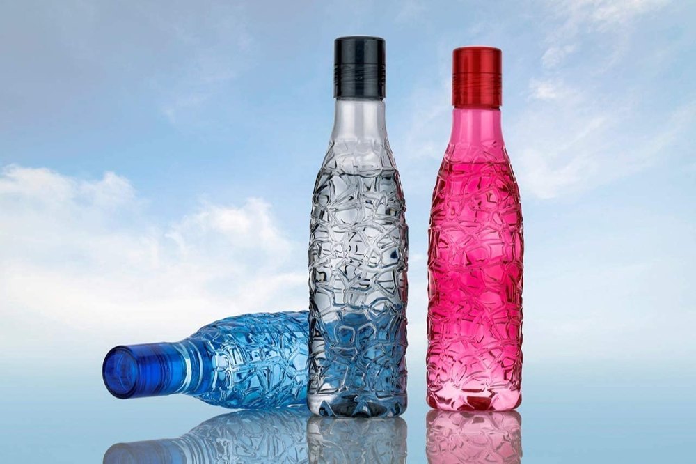 Water Bottle For Fridge 1 Litre Liter Drinking Bottles Office And Home Plastic