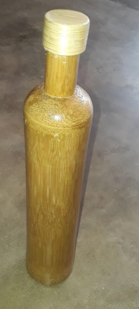 Ethica Round Bamboo Water Bottle, Capacity: 750 Ml, Size: 12\'\'