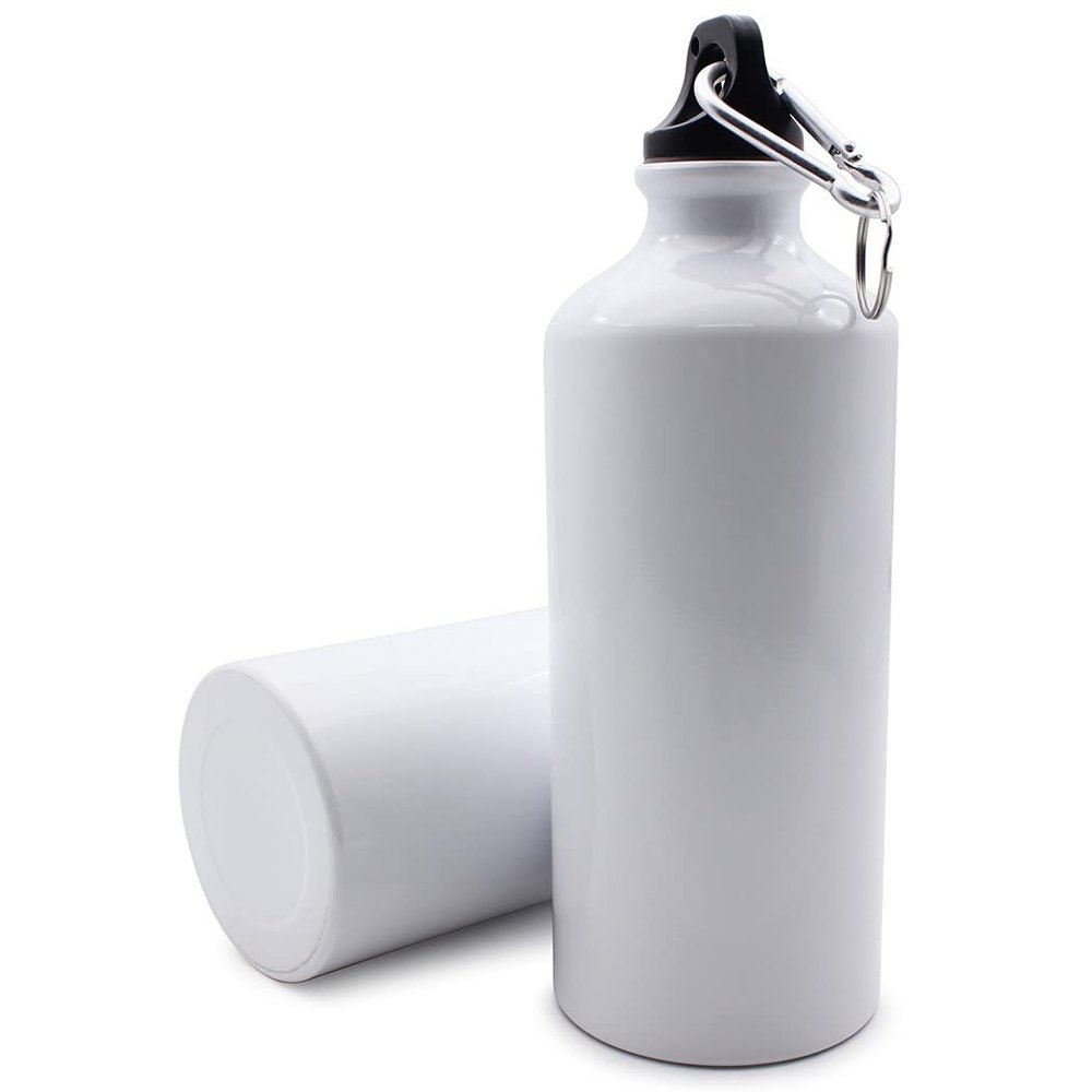 Plain White Sublimation Sipper Bottle 600ml, For Personal And Promotional, Round