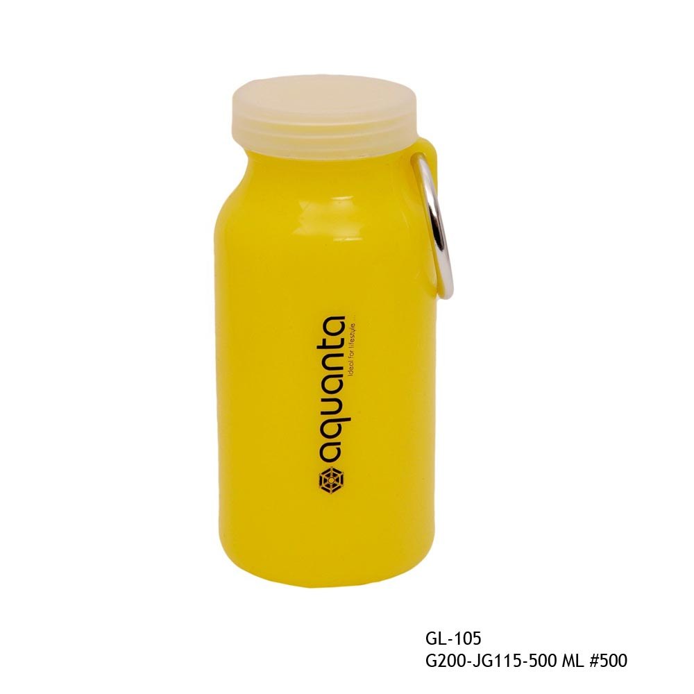 Green Silicone Water Bottle-GL-105