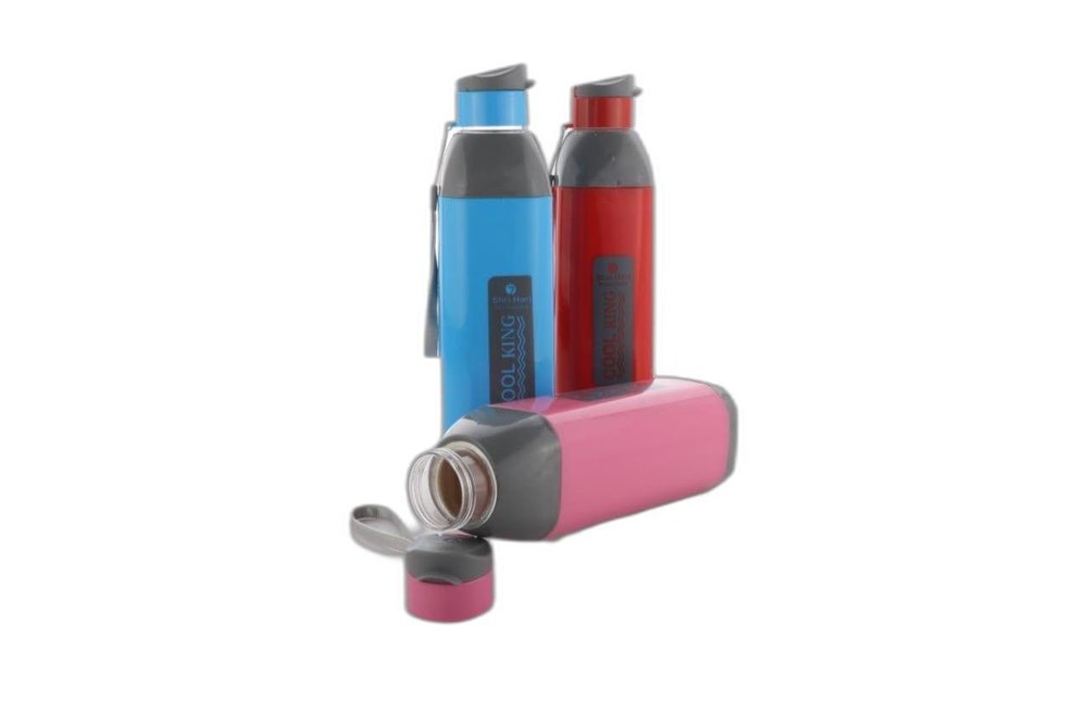 Plastic Multicolor Cool King 1000 Water Bottle