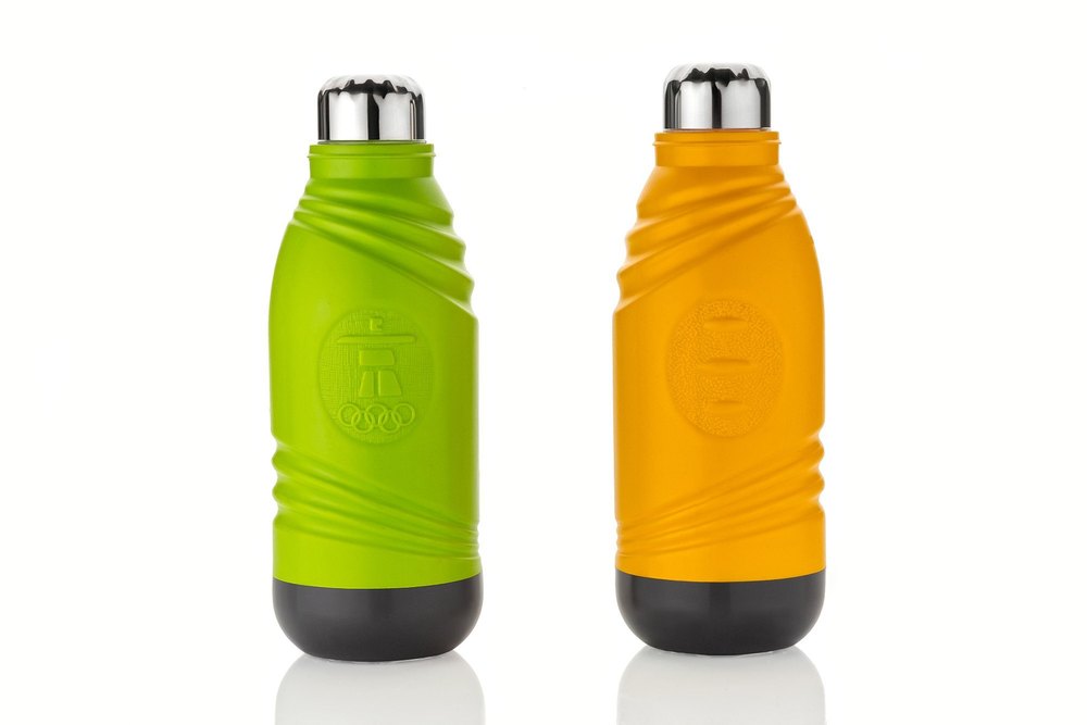 GLACIER : WATER BOTTLE - PLASTIC ( INSULATED ), 500 mL
