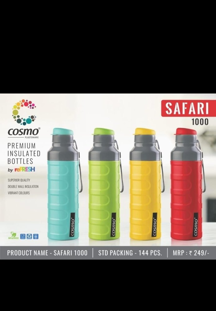 Capacity: 1 Litre HDPE Plastic Water Bottle