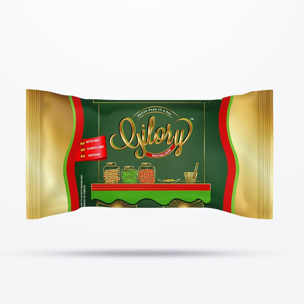 Brown Egg Less Gilory Meetha Paan Bar 10g x 10pc, For Mouth Freshner
