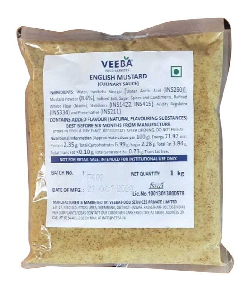 1kg Culinary Sauce, For Chinese Food, Packaging Type: Packet