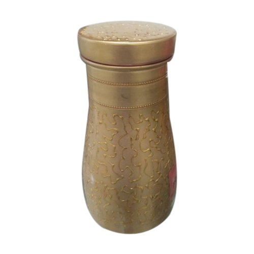 Polished Brass Water Bottle, 1000 ML, Packaging Type: Box