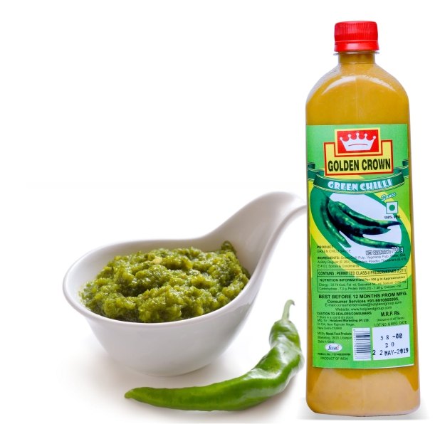 Golden Crown Red Chilli Garlic Sauce, Packaging Size: 48 Bottle X 200 Gm