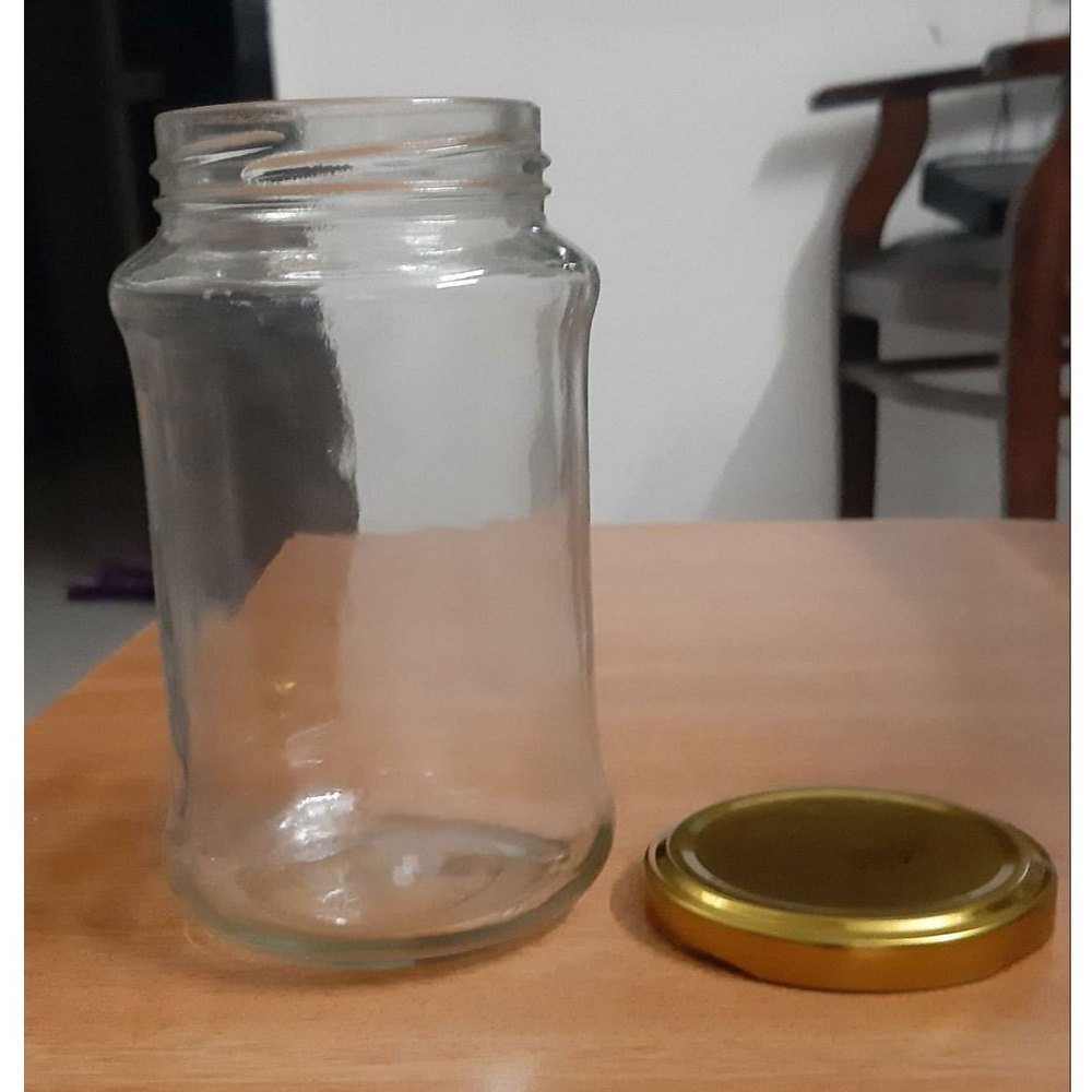 Transparent Glass Pickle Jar, Capacity: 500 gm