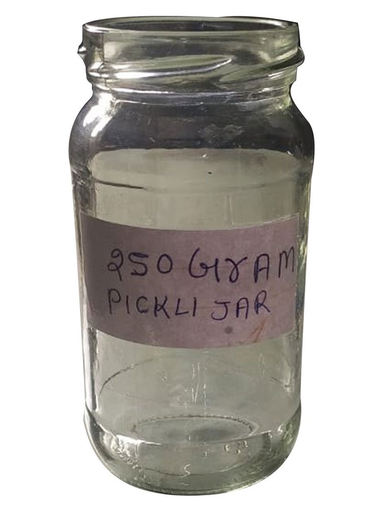 Transparent 250 gm Pickle Glass Jars