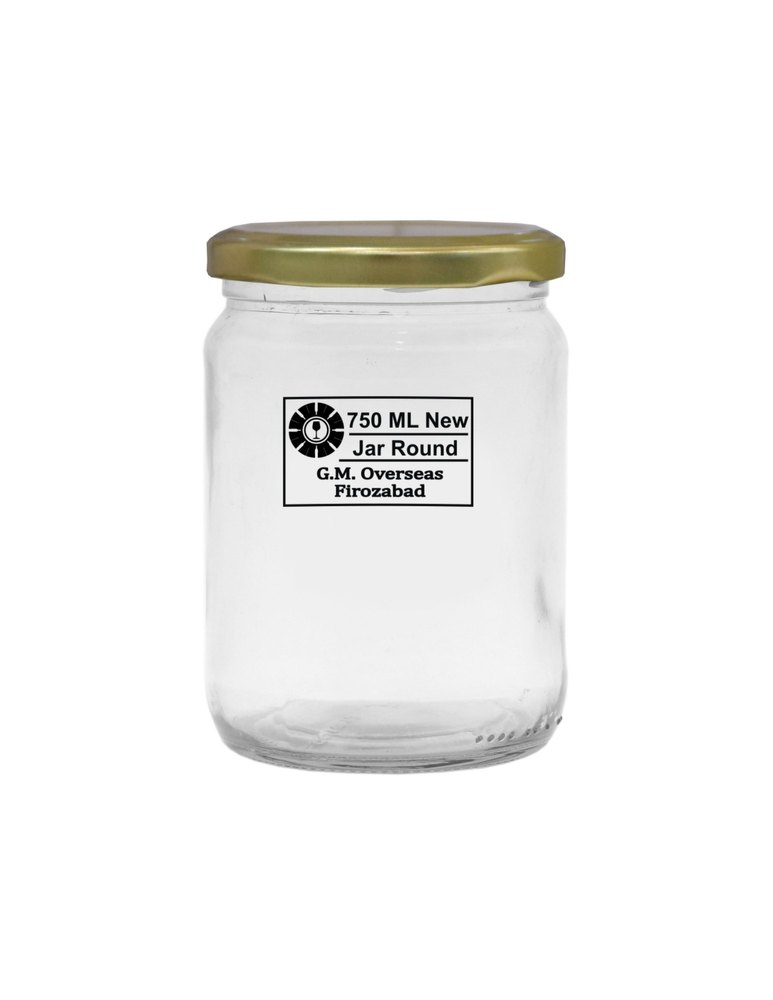 720ml Transparent Honey Round Glass Jar