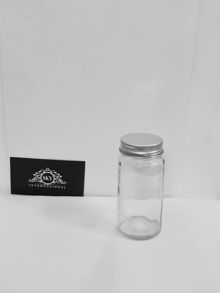Round Aluminium Glass Honey Jar, 160ml