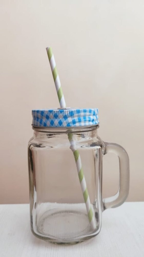 450 ml Glass Mason Jar With Handle, For Packaging