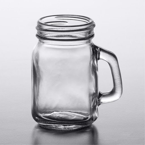 450ml Empty Mason glass Jar, For Coffee & Juices