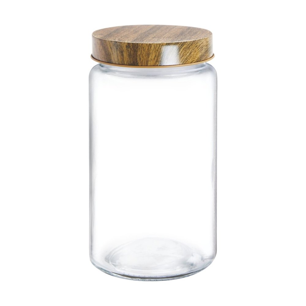 Transparent Borosilicate Round Jar, Capacity: 1200 Ml