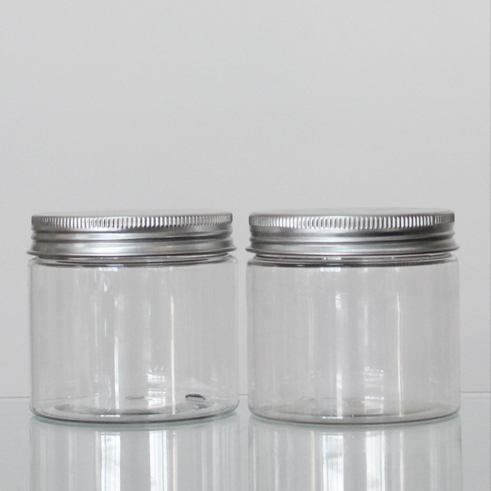 Adeshwar Transparent Plastic PET Tea Jar, Capacity: 250 Ml