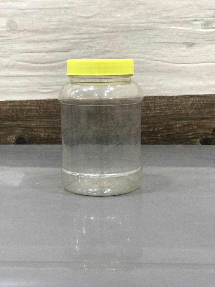 ASL Transparent And Yellow Plastic Tea Jar, Capacity: 500 Ml