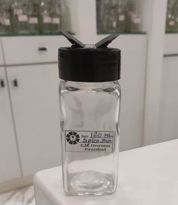 GMO 120 Ml Condiment Spice Glass Jars