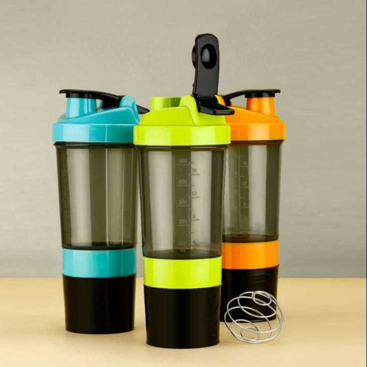 mix color GYM SHAKER BOTTLE & SHAKERS FOR PROTEIN SHAKE(4857)