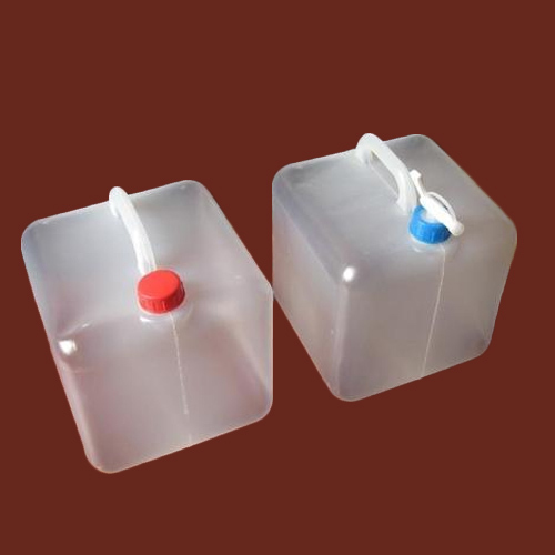 Transparent Square LDPE Water Container for Water Storage, Capacity: 5 Ltr
