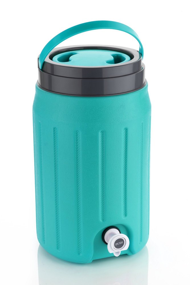 Blue Plastic Insulated Water Jugs, Capacity: 7.5 Ltr