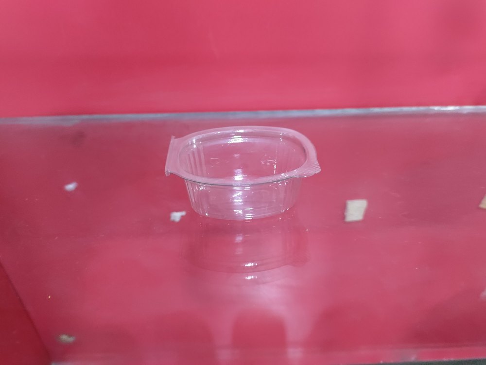 Natural Hing Sauce Cup 35 Ml Oval, For Restaurant, Packaging Type: Box