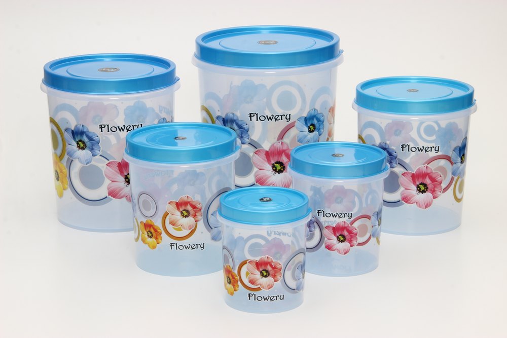 Transparent Printed Plastic Airtight Containers