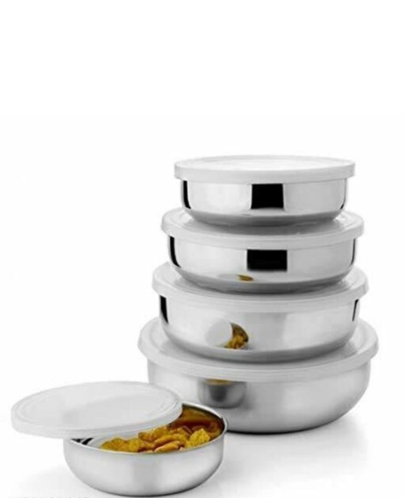 plain Rainblow collection Stainless Steel storage Container, Size: 400 To 1200 ml