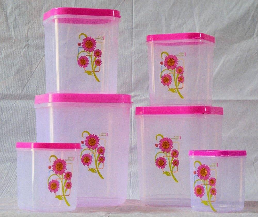 Transparent Square Plastic Food Container