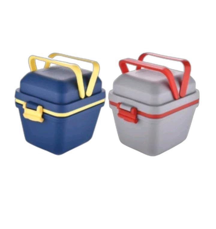 Manual Plastic COMPACT LUNCH BOX FOOD STORAGE, Square